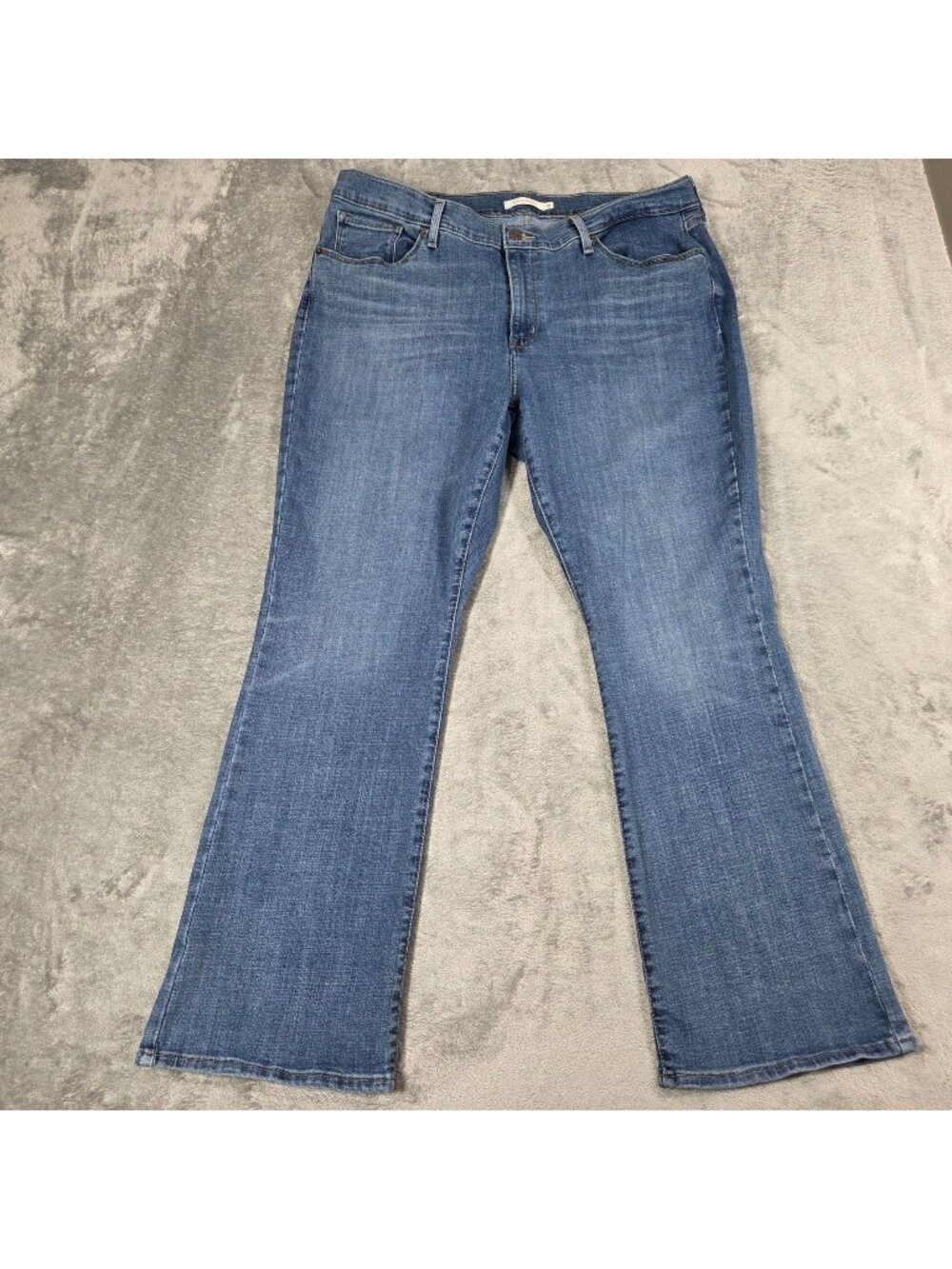 Levis Jeans Womens 18 Blue Classic Bootcut Stretch Denim Western Cowgirl Boho